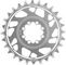 Burgtec plateau SRAM 8 trous thick-thin avec déport de 3 mm - rhodium silver | 28 | 28 