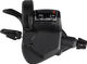 microSHIFT Levier de Vitesses MTB Thumb-Tap pour Shimano 3x7 Vitesses - black