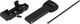 ABUS Bordo Combo 6000C LED Folding Lock w/ SH Bracket - black/90 cm