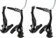 Shimano BR-T4000 v+h Set Felgenbremse V-Brake - schwarz/Set
