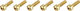 OAK Components Titanium Bolts for Eternal Stem - gold