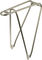 tubus Portaequipajes de acero inoxidable Fly Classic - plata