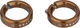 Peaty's Bagues de serrage Monarch Grips - bourbon