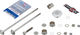Pitlock Security Set 03/GA Front Wheel + Rear Wheel + Ahead - silver-silver/universal