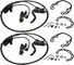 Magura HS 33 R Rim Brake Set - black/2 finger