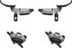 SRAM Maven Ultimate Stealth v+h Set Scheibenbremse - clear anodized/Set/Flip-Flop (seitenunspezifisch)