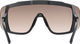 POC Devour sports glasses with replacement lens - uranium black | clarity trail-partly sunny silver