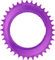 Garbaruk Thread Mount chainring for SRAM XX/XX SL PM 3 mm Oval - violet/36 /36