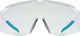 uvex uvex pace stage V lunettes de sport - white mat/mirror green
