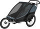 Thule Chariot Cab 2 Kinderanhänger - dark slate