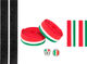 Cinelli Flag Handlebar Tape - green-white-red