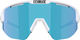 Bliz Matrix Small Sportbrille - matte white | smoke-blue