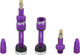 e*thirteen Valve Tubeless Quick Fill - 2 pièces - eggplant/SV 23-31 mm