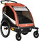 Burley Remolque infantil Cub X - sandstone red-grau | 20"
