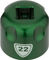 Abbey Bike Tools Accesorio Suspension Top Cap Socket - green/22 mm
