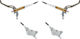 Trickstuff Maxima front+rear set disc brake with Beta high-pressure hose - silver-orange/Set/left/right (side-specific)