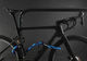 tex-lock Eyelet chain lock + D-lock shackle lock - morpho blue