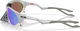 Oakley Plantaris Brille - x silver | prizm sapphire