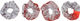 GOFLUO Scrunchie Haargummi - coral reflective