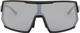 uvex sportstyle 235 sports glasses - black matte/mirror silver