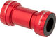CeramicSpeed Eje de pedalier BB30 Shimano Road Coated 42 x 68 mm - red/BB30