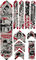 All Mountain Style Stranger Things Frame Guard Extra Frame Protection Stickers - upside down black