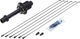e*thirteen Juego de ruedas XCX Race IW28 Carbon Boost 29" - black/Shimano Micro Spline/Boost/148 mm/110 mm/Boost/29"/110 mm/Shimano Micro Spline/110 mm/148 mm