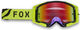 Fox Head Lunettes accélérateur Airspace - black-yellow/red spark