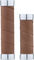 Brooks Empuñaduras de cuero delgadas para interruptor de puño giratorio unila - dark tan/Longitud izquierda