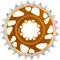Burgtec plateau SRAM 8 trous thick-thin avec déport de 3 mm - iron bro orange | 28 | 28 
