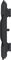 FIDLOCK TWIST tex base multi mount for textiles - black