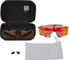 100% Speedtrap Hiper Sportbrille - soft tact grey camo/hiper red multilayer mirror