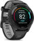 Garmin Forerunner 265 Smartwatch mit Schnellwechsel-Silikon-Armband 22 mm - schwarz