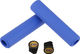 ESI Poignées de guidon en silicone Chunky - blue/130 mm