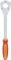 Unior Bike Tools Clef de Cassette 1670/2BI 10 - 12 dents - red