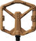 crankbrothers Pedales de plataforma Stamp 0 - brown/112 /116 /large