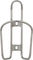 King Cage Portabidones de acero inoxidable - plata