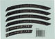 NoTubes Set d'Autocollants pour ZTR Grail MK3 - noir