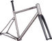 Blackheart Kit de cadre Road Plus Ti - brushed | XXS | 1 1/8" - 1,5" tapered | 51 mm | 0 mm | 28"