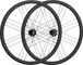 Campagnolo Bora WTO 33 Carbon Disc Center Lock 28" Laufradsatz - black-dark label/28" Satz (VR 12x100 + HR 12x142) Campa