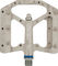 HT EVO-MAG ME05 Platform Pedal - raw silver