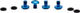 OAK Components Juego de tornillos de titanio para SRAM Bleedport Mineral Oil - blue