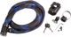 Candado de cable blindado Ivera Steel-O-Flex 7200 c. soporte Ivera RBU - black/110 cm