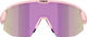 Bliz Lunettes de sport Breeze - matte powder rose/brown-rose