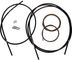 Dura-Ace BC-9000 Polymer Road Brake Cable Set - black/universal