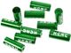 KCNC Tapas de extremos Ferrules sin sellar - verde/4 mm