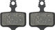 GALFER Bremsbeläge Disc Standard für SRAM/Avid - semi-metallisch - Stahl/SR-006