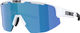 Bliz Gafas deportivas Matrix Nano Optics Photochromic - matte white/photochromic brown-blue