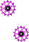 Garbaruk Juego de Roldanas 14 + 14 Dientes para Shimano 12 Velocidades MTB - violet