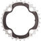 Shimano XT FC-M782 10-speed Chainring - black-silver/30 tooth